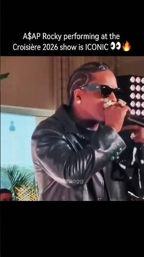 A$AP Rocky performed at the Croisière 2026 show ✨…#asap #rocky #popculture #trending