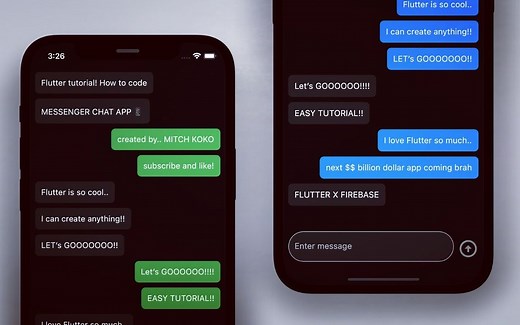Flutter聊天App如何使用Firebase互发消息 • Flutter x Firebase / 从零开始的完整教程 | 需要使用外网环境
