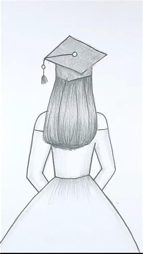 Easy Pencil Sketch Drawing for Beginners || Girl Sketch - shortsvideo