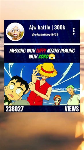 Messing with Luffy Means Dealing with Zoro😤 #onepiece #luffy #zoro