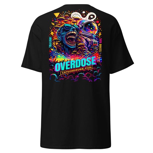 Rave Outfit | Rave T-shirt | Overdose Organism | CATSONDRUGS.COM | Techno T-shirt | Rave Wear | Rave Clothing | Rave Fashion | Techno Wear - Etsy