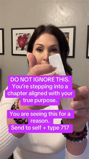 Erica Tokach on Instagram: "You’re not behind. You’re right on time ✨ A new chapter aligned with your true purpose is opening now. Trust what’s unfolding. Send to self + type 717 🔮 #reiki #healingcrystals #spiritual #innerpeace #holistichealth"