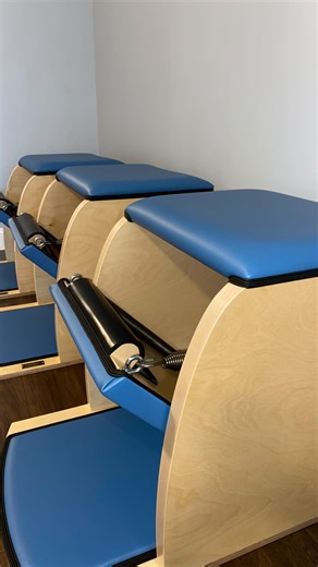 Look at them go😍 The Pilates Wunda Chair is a versatile companion sculpting bodies, refining balance, and empowering every movement. Elevate your workout routine and embrace the multifaceted benefits of the Wunda Chair! The Pilates Wunda Chair offers a range of benefits. It helps improve core strength, enhancing stability and balance. The versatile exercises on the chair target various muscle groups, promoting overall toning and flexibility. It’s particularly effective for refining posture and 