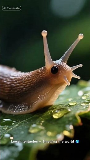 Slugs Have Four Noses, How They Smell the World? #SlugFacts #SnailFacts #AnimalSenses #WeirdBiology