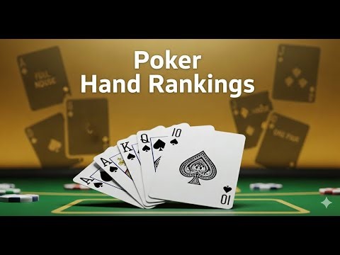 มารู้จักลำดับไพ่ทั้งหมดใน Poker กัน | Rankings Poker Hand #pokerhands #poker
