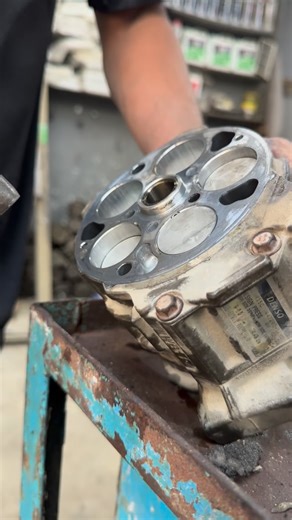 Car AC Compressor Repair | Step-by-Step Fixing Process#CarACCompressor #CompressorRepair #CarACRepair #AutoAC #mechaniclife | MS AUTOS