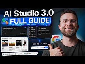 NEW Google AI Studio 3.0 Tutorial: How to Create Full-Stack AI Apps for FREE