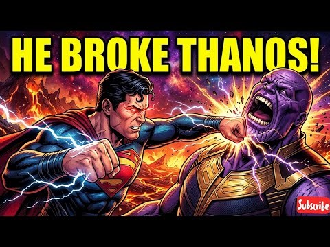 SUPERMAN vs THANOS: The Absolute End of the Gauntlet 🌑💎