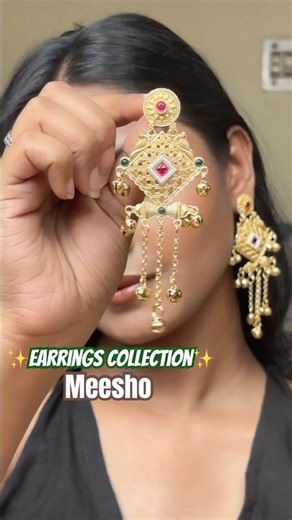 Meesho Earrings TryOn haul✨|| #meesho #earrings #weddingseason