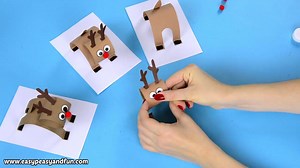 6.3M views · 5.3K reactions | Directions here: https://www.easypeasyandfun.com/3d-construction-paper-reindeer/ | Easy Peasy and Fun | Facebook