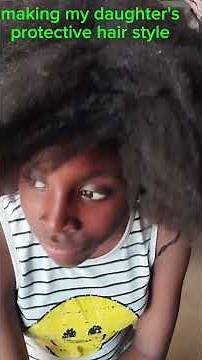 long hair protective style #hairstyle #diy #haircare