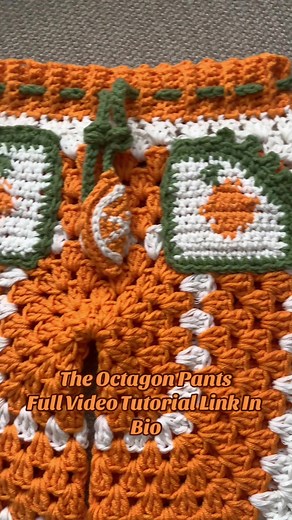 No-sew 3-hour Octagon pants! Crochet tutorial for baby clothes