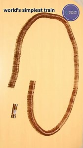 31K views · 6.2K reactions | worlds simplest train #science #experiment #fact | India Scientist | Facebook
