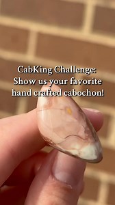 Tag us in a photo or video of your favorite hand crafted cabochon! #cabking #cabbing #cabochon #cabochonmaker #lapidary #lapidaryartist #lapidaryart #stonecutter #jewelrydesigner #jewelrymaker #jewlerymaking #handmadejewelry #diyjewlery #rockhound | CabKing