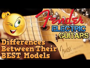 FENDER Guitars (Top 6): Differences Between Their BEST MODELS (Caracteristics, Woods, and Pickups)