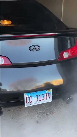 G35 coupe straight pipe exhaust