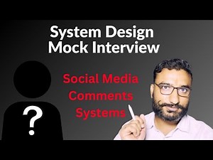 SDE2 System Design Mock Interview | Designing Comment Systems for Social Media