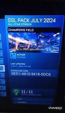 ROCKET LEAGUE - SSL PACK JULY 2024 - TRAINING PACK 100 % COMPLETED