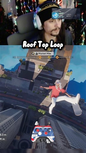 Roof Top Loop #skate #skate #audio #gaming #skateboarding #gap