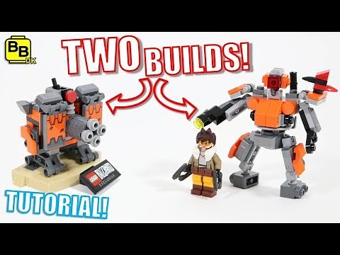 LEGO OVERWATCH 75987 ALTERNATIVE BUILD BASTION & SENTRY MODE!