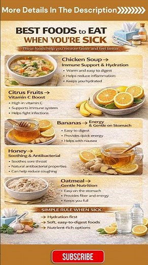 Best Foods to Eat When Sick for Faster Recovery