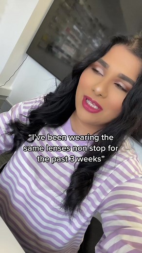 Here’s what not to do! Make sure you remove your lenses daily, unless you’re advised otherwise 🙏 #fyp #contactlenses #visiondirect #foryou #foryoupage