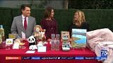 Kathy Copcutt with holiday gifts that give back