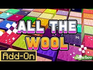 Minecraft All the Wool addon for bedrock edition (free)