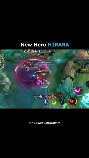 New Hero Hirara #shorts #mobalegends #mobilelegends #mlbb #ml #moba5v5 #mobilelegendsbangbang