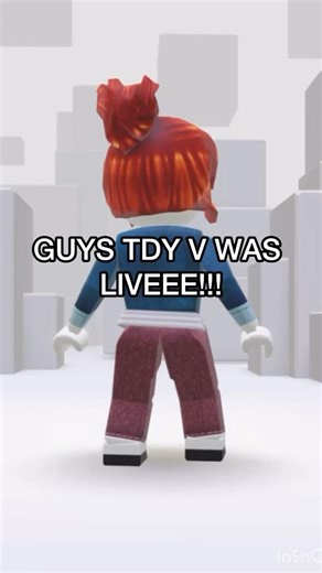 GUYS here’s the video of BTS V live #roblox #BTS #taehyung