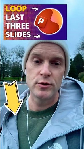 Loop Last Three Slides in PowerPoint ☝️