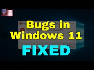 How to Fix Bugs in Windows 11