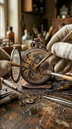 Restoring a 100-Year-Old Antique Clock #restoration #clock #timelapse #satisfying #repairs