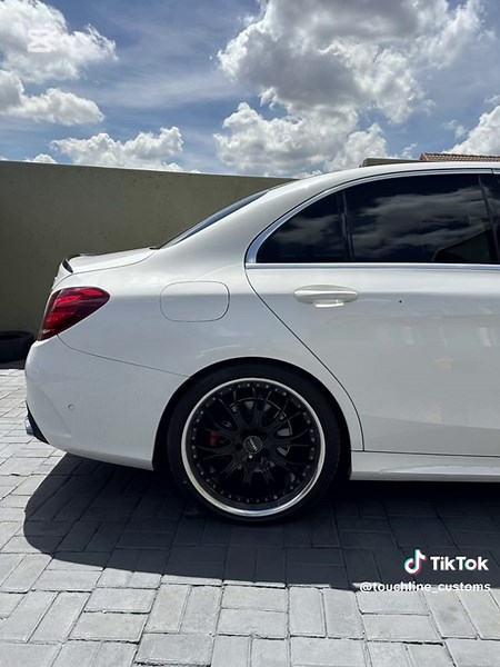 Mercedes C-Class Red Seat Belts Installation | R2750