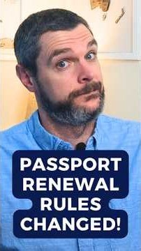 Major Update: Online Passport Renewal is Changing