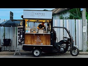 Cafe Vlog Mini Coffee Shop Mobile Coffee Bar Kopi Small Business Idea Barista Workflow Relaxing Mood