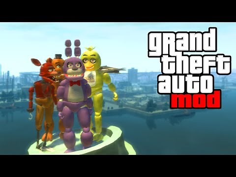 FIVE NIGHTS AT FREDDY'S 4 MOD! - "FNAF 4" GTA IV PC Mods Fan Made Gameplay! (GTA IV PC Mods)