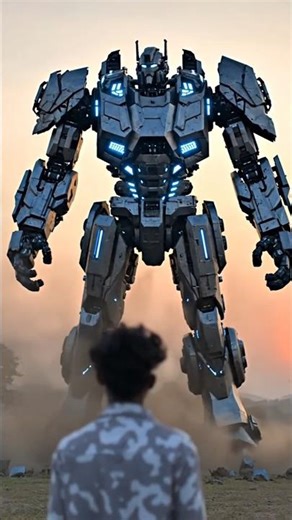 Robot Entry Cinematic Shot 😱⚡ | Mind Blowing VFX | #shorts #viral