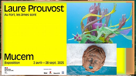 « Laure Prouvost – Au fort, les âmes sont, » une exposition gratuite au Mucem à Marseille, en partenariat avec BFM Marseille Provence.