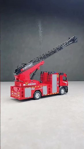 Amazing Toy Fire Truck with Long Ladder | Fire Rescue Toy for Kids 🚒