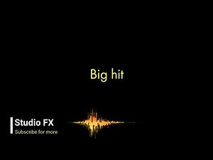 Cinematic Impact sound effects, Cut scene sound| Studio Fx