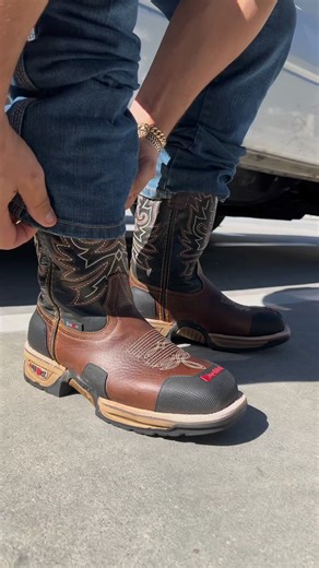 💥Buffalo 9” Leather Heavy Duty Square Toe Work Boots💥 ✅Soft Toe ✅ Masterguard Protection ✅Abriasion Resitant Sole ✅Antifatigue Sole #bluecollar #workboots #botasdetrabajo | King Welt