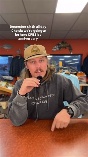 Charlie’s Fly Box on Instagram: "🚨🚨CFB ANNIVERSARY PARTY🚨🚨 The @charliesflybox 21st anniversary party will be Saturday December 6th and we are excited to announce we will have @lanceeganflyfishing at the shop all day spinning up bugs for your viewing pleasure!!! We will have food, drinks, vendors, and sales so mark your calendars and come on down for the best party in the biz!!!"