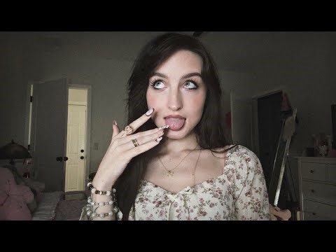 SPIT PAINTING ASMR (Mouth Sounds, Mic Brushing, Visuals)