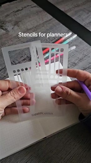 A fresh year calls for fresh layouts. This stencil makes it easy to create custom planner spreads without overthinking it. #BulletJournalInspo #PlannerStencil #CreativeJournaling #JournalWithMe #DIYPlanner