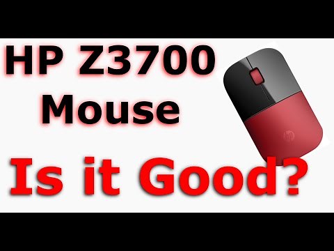 HP Z3700 stylish wireless mouse review unboxing connecting testing