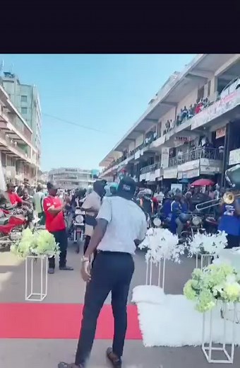 Business and entire street were halted as Ugandan man celebrated his girlfriend's birthday. | Justice TV