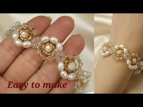 💎 Crystal Beaded Bracelet for Beginners | Step by Step Tutorial