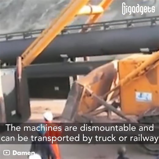 These cutter suction dredgers remove sand and silt from waterways and harbors. Check out Damen cutter suction dredgers (CSDs). | GIGadgets