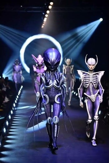 Alien Fashion Show #ai #shorts #fashionshow